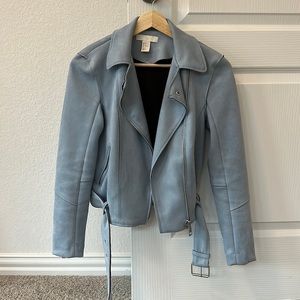 H&M Suede Jacket with Belt